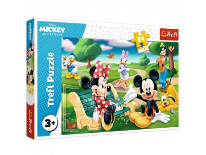 Trefl Maxi puzzle Mickey a priatelia v parku 24 dielikov