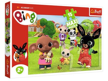 Trefl Maxi puzzle Bing a priatelia 15 dielikov