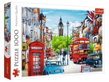 Trefl puzzle Ulice Londýna 1000 dielikov