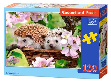 Castorland puzzle Ježkovia 120 dielikov