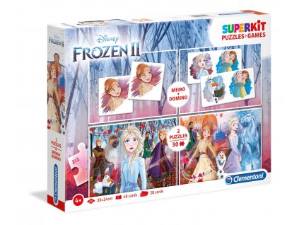 Clementoni Superkit Frozen II (2x puzzle + memo + domino)