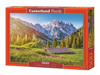 Castorland puzzle Leto v Alpách 500 dielikov