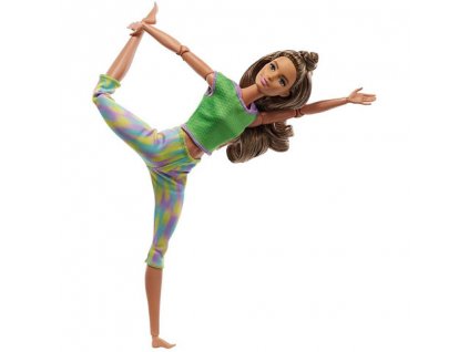 Mattel Barbie Made To Move Yoga Hnedovláska