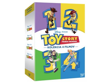 DVD Kolekcia Toy Story 1-4