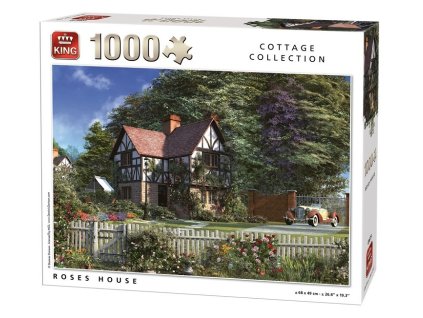 King puzzle Roses House 1000 dielikov