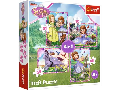 Trefl puzzle Sofia Prvá sada 4v1