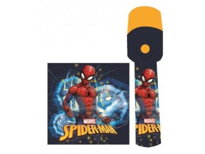 W&O LED baterka Spiderman - plastová