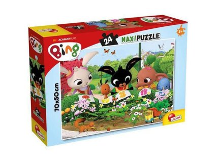 Lisciani Maxi puzzle - Bing v záhradke 24 dielikov
