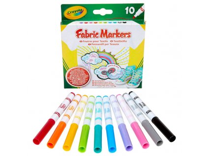 Crayola - Fixky na textílie 10 ks