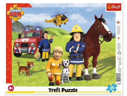 Trefl puzzle Požiarnik Sam 25 dielikov