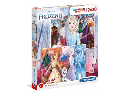 Clementoni puzzle Frozen II. 2x20 dielikov