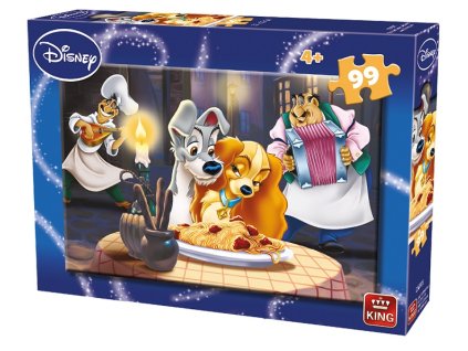King puzzle Lady a Tramp 99 dielikov
