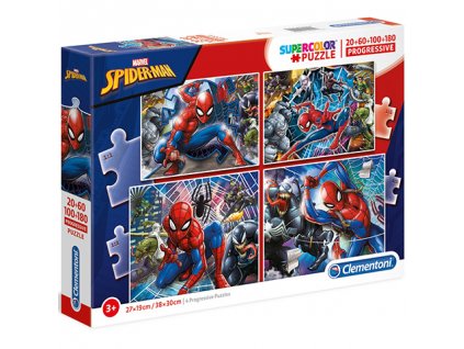 Clementoni puzzle Spiderman sada 4v1