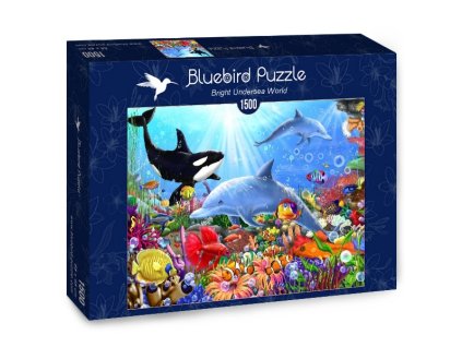 bluebird puzzle bright undersea world puzzle 1500 d