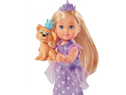 Bábika Evička - princezná so psíkom