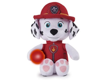 spin master paw patrol veľký uspávací plyšový marshall s baterkou 31 cm