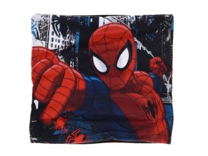 Nákrčník čierny spiderman 50 x 22 cm