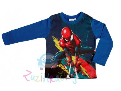 Detské tričko Spiderman petrolejová-modrá (veľ. 110)