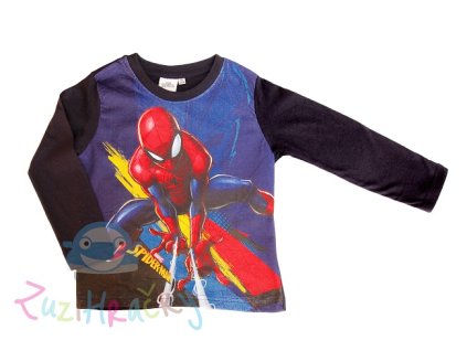 Detské tričko Spiderman tmavá modrá (veľ. 116)