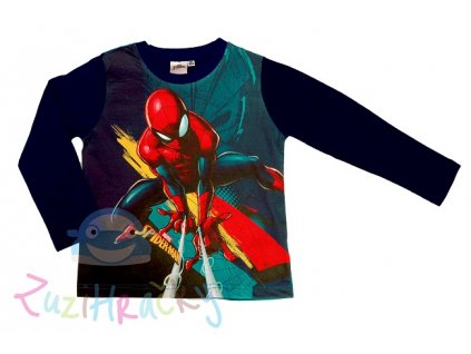 Detské tričko Spiderman petrolejová-tmavomodrá (veľ. 110)
