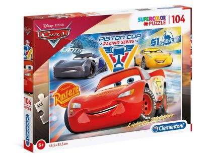 Clementoni puzzle Cars 3 - 104 dielikov
