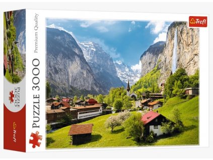 Trefl puzzle Lauterbrunnen, Švajčiarsko 3000 dielikov
