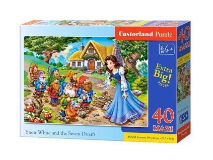 castorland puzzle snehulienka 40 dielikov