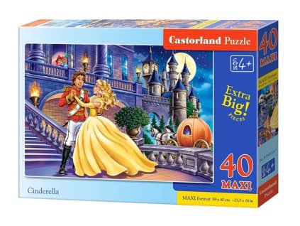 castorland puzzle popoluška 40 dielikov