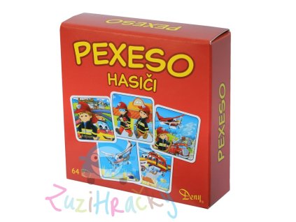 Pexeso krabička Hasiči