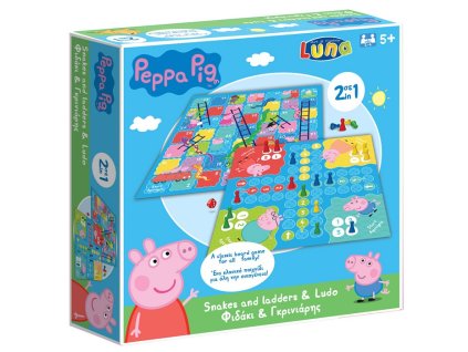 Luna Peppa Pig 2v1 - Človeče nehnevaj sa + Hady a rebríky