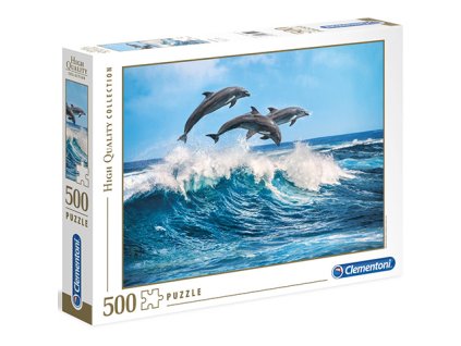 clementoni puzzle delfíny 35055 500 dielikov