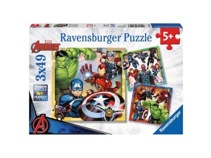 Ravensburger puzzle Avengers 3 x 49 dielikov