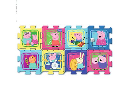 Trefl penové puzzle na podlahu - Peppa Pig 8 dielikov