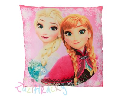 Jerry Fabrics Detský vankúš Anna a Elsa 40 x 40 cm