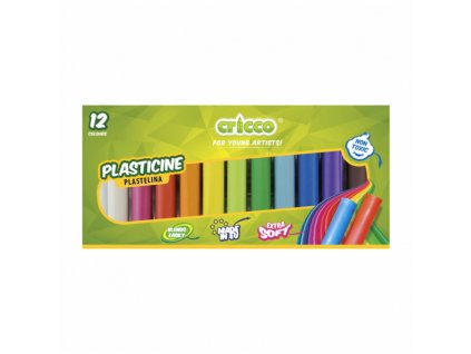 plastelina Cricco 12 farieb 200 g