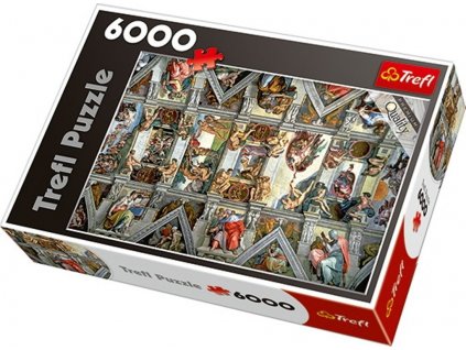 Trefl puzzle Sixtínska kaplnka - 6000 dielikov