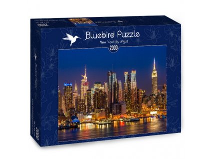Bluebird puzzle New York v noci 2000 dielikov