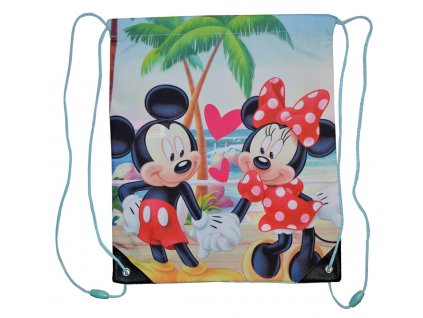 Vrecko na telocvik a prezúvky Mickey Mouse a Minnie 38 x 33 cm