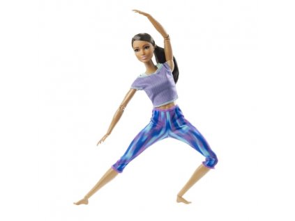 babika barbie klbova yoga tmavovlaska GXF06