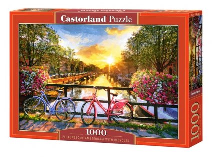 Castorland puzzle Bicykle v Amsterdame 1000 dielikov