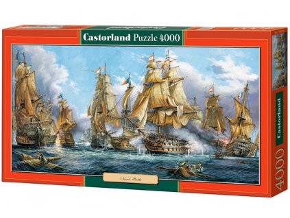 C 400102Castorland puzzle Námorná Bitka 4000 dielikov