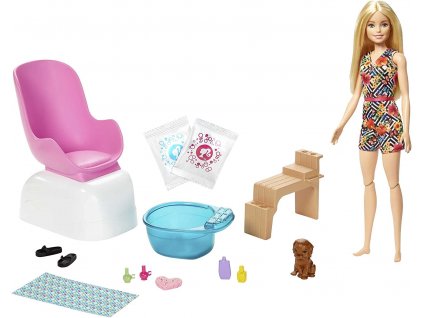 Mattel Barbie Pedikúra (herný set) GHN07