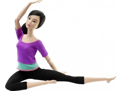 barbie made to move yoga ciernovlaska