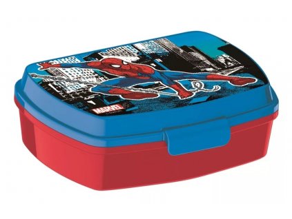 desiatovy box spiderman modrocerveny