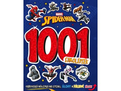 kniha spiderman 1001 samolepiek