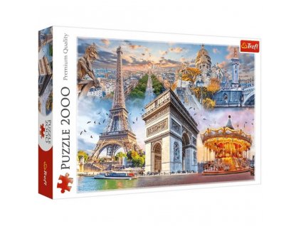 trefl puzzle pamiatky z Paríža 2000 dielikov