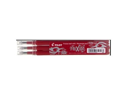 napln PILOT FRIXION cervena 0,7 gumovacie 3ks balenie