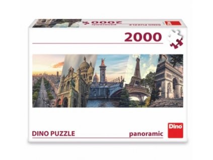 dino puzzle pariz kolaz 2000 dielikov panoramaticke