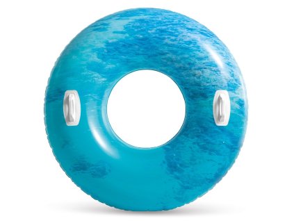 intex koleso 56267 modre s držadlami 114 cm