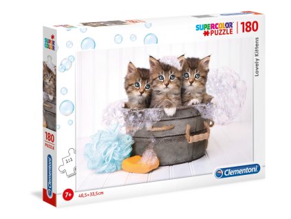 clementoni puzzle roztomile maciatka 180 dielikov 29109